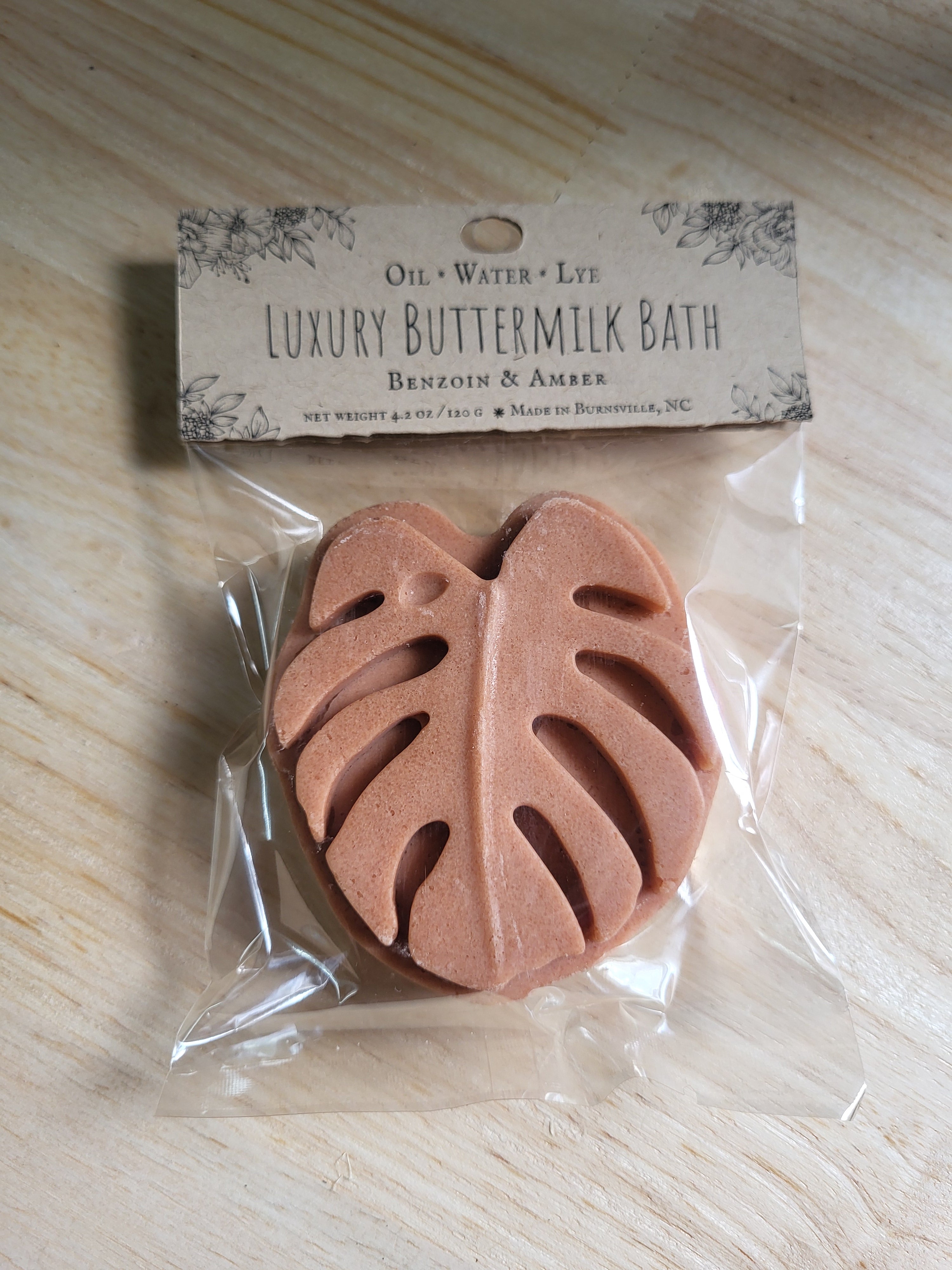 Benzoin & Amber ⁕ Luxury Buttermilk Bath Oil ⁕ Water ⁕ Lye