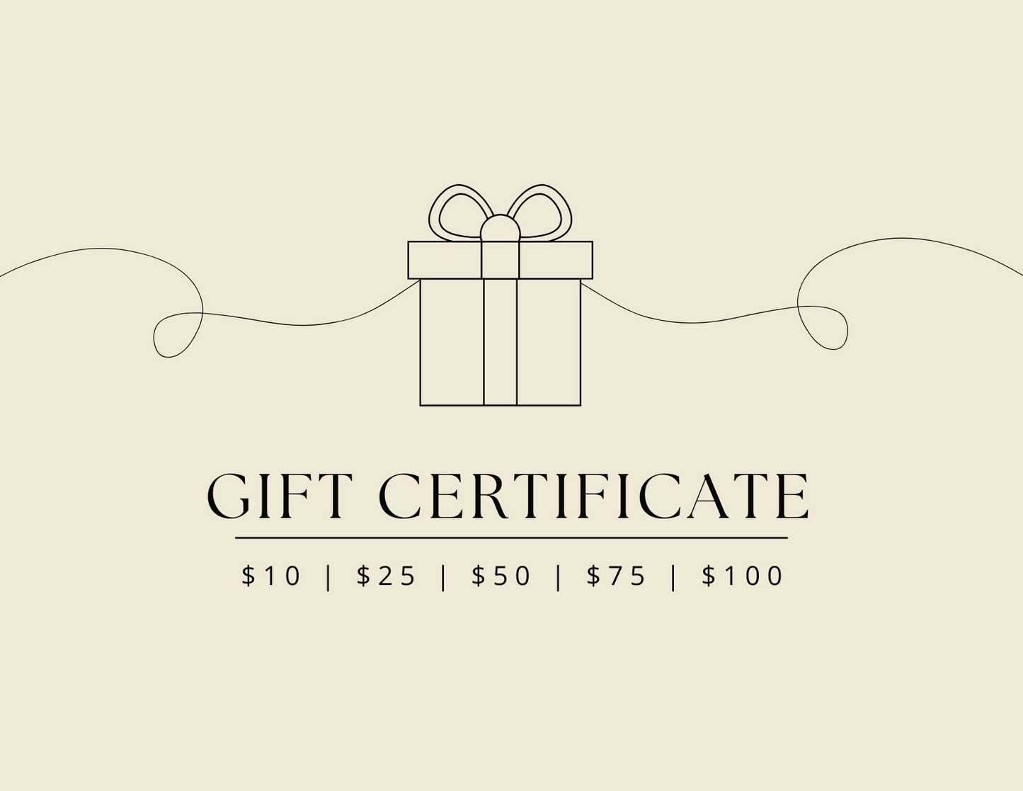 Gift Certificate