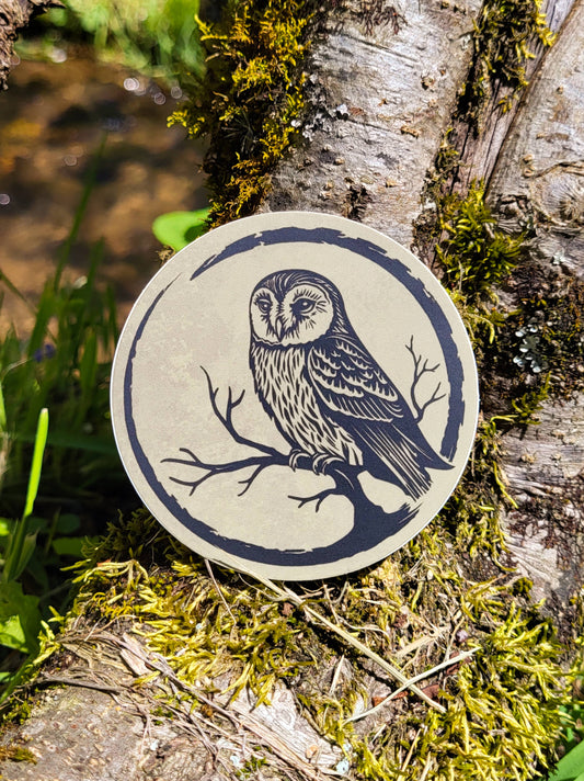 OWL Sticker ⁕ 3 inch weatherproof