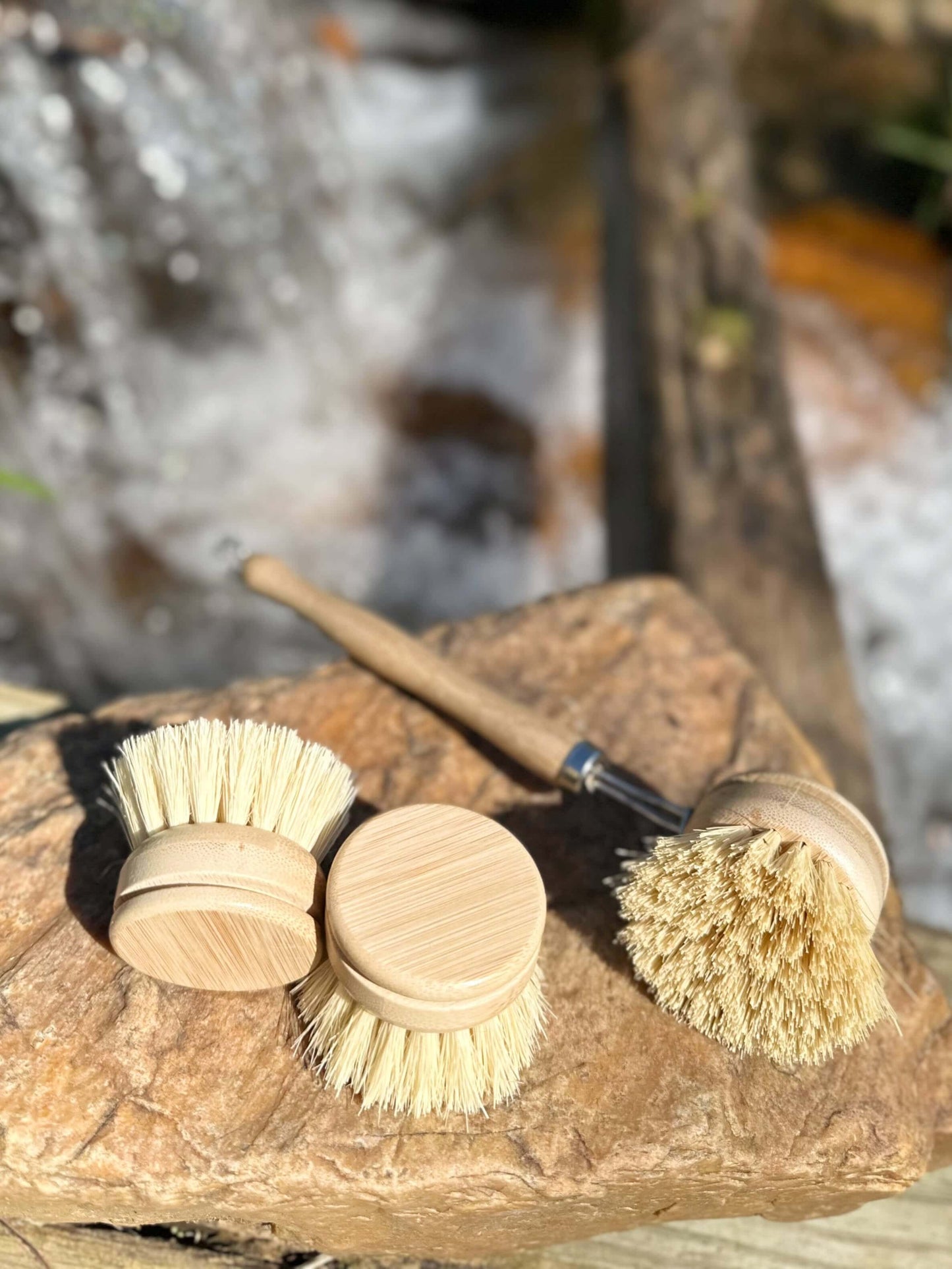 Bamboo Sisal Dish Brush